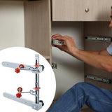 Maxbell Drawer Track Jig Tool Adjustable for Home Improvement Cupboard Professionals