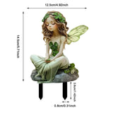 Maxbell Butterfly Fairy Garden Stake Decor 2D Fairy Stake for Lawn Pot Plants Garden