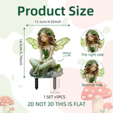 Maxbell Butterfly Fairy Garden Stake Decor 2D Fairy Stake for Lawn Pot Plants Garden