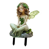 Maxbell Butterfly Fairy Garden Stake Decor 2D Fairy Stake for Lawn Pot Plants Garden