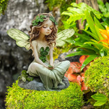 Maxbell Butterfly Fairy Garden Stake Decor 2D Fairy Stake for Lawn Pot Plants Garden