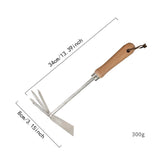 Maxbell Hoe and Cultivator Fork Soil Tiller Cultivator for Planting Flower Beds Farm