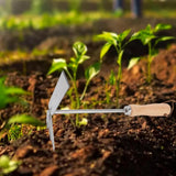 Maxbell Hoe and Cultivator Fork Soil Tiller Cultivator for Planting Flower Beds Farm
