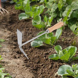 Maxbell Hoe and Cultivator Fork Soil Tiller Cultivator for Planting Flower Beds Farm