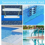 Maxbell Swimming Pool Ladder Mat Stable for above Ground Pools Restaurant Sauna Room 23cmx90cm