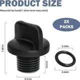 Maxbell 2 Pieces Pool Pump Drain Plug R0446000 Easy to Install Strong Seal Accessory