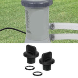 Maxbell 2 Pieces Pool Pump Drain Plug R0446000 Easy to Install Strong Seal Accessory