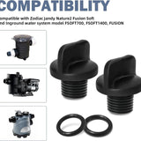 Maxbell 2 Pieces Pool Pump Drain Plug R0446000 Easy to Install Strong Seal Accessory
