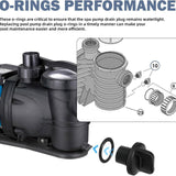 Maxbell 2 Pieces Pool Pump Drain Plug R0446000 Easy to Install Strong Seal Accessory