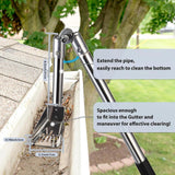 Maxbell Gutter Cleaning Tools Adjustable Angle Removing Leaves Debris Gutter Cleaner