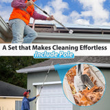 Maxbell Gutter Cleaning Tools Adjustable Angle Removing Leaves Debris Gutter Cleaner