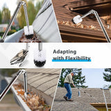 Maxbell Gutter Cleaning Tools Adjustable Angle Removing Leaves Debris Gutter Cleaner