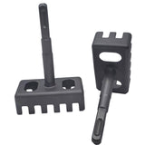 Maxbell Square Hole Cutter Easy to Use Sturdy Professional Carbon Steel Socket Punch