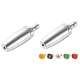 Maxbell Turbo Nozzle Sturdy Car Wash Rust Removal Tool for Driveway Garden Household Nozzle