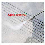 Maxbell Turbo Nozzle Sturdy Car Wash Rust Removal Tool for Driveway Garden Household Nozzle