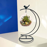 Maxbell Micro Landscape Rack Glass Bottle Hanging Holder for Wedding Party Apartment