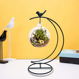 Maxbell Micro Landscape Rack Glass Bottle Hanging Holder for Wedding Party Apartment