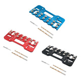 Maxbell Shelf Pin Jig Cabinet for Straight Holes for Workshop Cupboard Professionals Red