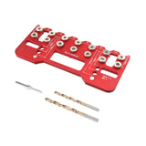 Maxbell Shelf Pin Jig Cabinet for Straight Holes for Workshop Cupboard Professionals Red