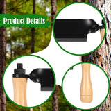 Maxbell Felled Draw Shave Knife Bark Peeler Woodworking Debarking Hand Tool Straight
