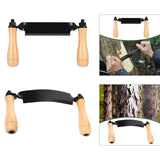 Maxbell Felled Draw Shave Knife Bark Peeler Woodworking Debarking Hand Tool Straight