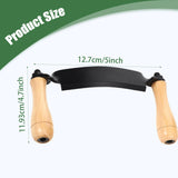 Maxbell Felled Draw Shave Knife Bark Peeler Woodworking Debarking Hand Tool Curved