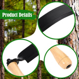 Maxbell Felled Draw Shave Knife Bark Peeler Woodworking Debarking Hand Tool Curved