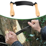 Maxbell Felled Draw Shave Knife Bark Peeler Woodworking Debarking Hand Tool Curved