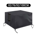 Maxbell Fire Pit Cover Windproof Weatherproof Firepit Cover for Garden Outdoor Patio 82x82x61