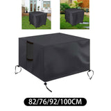 Maxbell Fire Pit Cover Windproof Weatherproof Firepit Cover for Garden Outdoor Patio 82x82x61