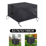 Maxbell Fire Pit Cover Windproof Weatherproof Firepit Cover for Garden Outdoor Patio 82x82x61
