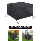 Maxbell Fire Pit Cover Windproof Weatherproof Firepit Cover for Garden Outdoor Patio 82x82x61