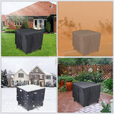 Maxbell Fire Pit Cover Windproof Weatherproof Firepit Cover for Garden Outdoor Patio 76x76x63