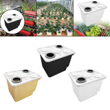 Maxbell Hydroponic Grow Barrels Multipurpose Growth Planter for Flowers Tomato Fruit black