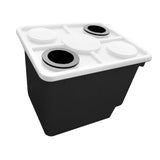 Maxbell Hydroponic Grow Barrels Multipurpose Growth Planter for Flowers Tomato Fruit black