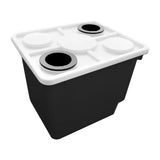 Maxbell Hydroponic Grow Barrels Multipurpose Growth Planter for Flowers Tomato Fruit black