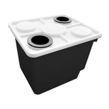 Maxbell Hydroponic Grow Barrels Multipurpose Growth Planter for Flowers Tomato Fruit black