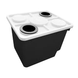 Maxbell Hydroponic Grow Barrels Multipurpose Growth Planter for Flowers Tomato Fruit black