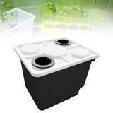 Maxbell Hydroponic Grow Barrels Multipurpose Growth Planter for Flowers Tomato Fruit black
