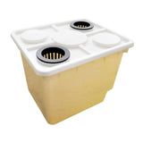 Maxbell Hydroponic Grow Barrels Multipurpose Growth Planter for Flowers Tomato Fruit yellow