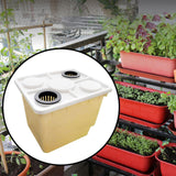 Maxbell Hydroponic Grow Barrels Multipurpose Growth Planter for Flowers Tomato Fruit yellow