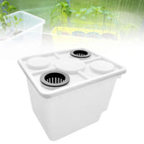 Maxbell Hydroponic Grow Barrels Multipurpose Growth Planter for Flowers Tomato Fruit white