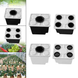 Maxbell Growing Dutch Barrels Deep Water Culture for Greenhouse Soilless Cultivation black with1 hole lid