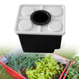 Maxbell Growing Dutch Barrels Deep Water Culture for Greenhouse Soilless Cultivation black with1 hole lid