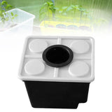 Maxbell Growing Dutch Barrels Deep Water Culture for Greenhouse Soilless Cultivation black with1 hole lid