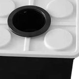 Maxbell Growing Dutch Barrels Deep Water Culture for Greenhouse Soilless Cultivation black with1 hole lid