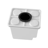 Maxbell Growing Dutch Barrels Deep Water Culture for Greenhouse Soilless Cultivation white with1 hole lid