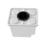 Maxbell Growing Dutch Barrels Deep Water Culture for Greenhouse Soilless Cultivation white with1 hole lid
