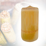 Maxbell Bamboo Rice Steamed Bucket Compact Easy to Use for Home Party Use Restaurant 13cmx20cm