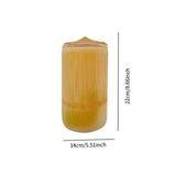 Maxbell Bamboo Rice Steamed Bucket Compact Easy to Use for Home Party Use Restaurant 14cmx22cm